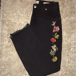 Vintage Floral Jeans